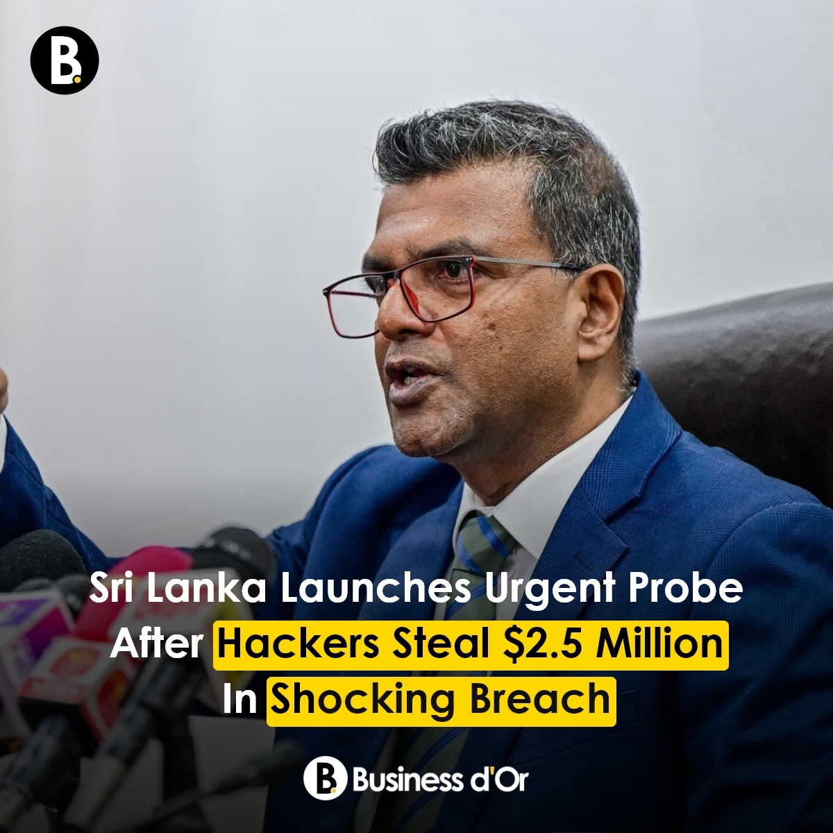 BusinessdOr's tweet image. Sri Lanka has launched an urgent, high-level probe after hackers breached the Finance Ministry's computer systems and stole approximately $2.5 million (around 323 million Sri Lankan rupees) intended for a debt repayment to Australia.

#srilanka #cybercrime #hackers #businessdor