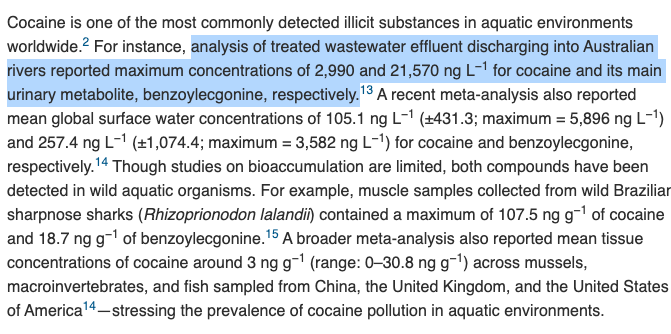 neural_sadwork's tweet image. ...lol of course Australians are pissing legendary amounts of trace cocaine into their sewage system every time they pee
cell.com/current-biolog…

#biology #cocaine #cell #pollution #salmon