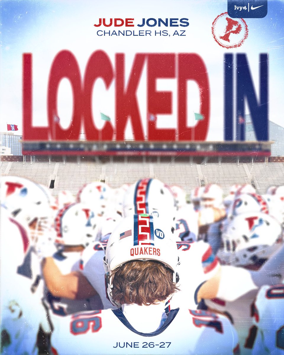 Honored to receive an official visit invite from UPenn. Grateful for the opportunity and excited to learn more about what they’re building in Philly. #Blessed <a href="/PennFB/">Penn Football</a> <a href="/CoachThompson_1/">Jaysen Thompson</a> <a href="/rwsantos2/">Rick Santos</a> <a href="/coachnickdella_/">Nick Della Jacono</a>