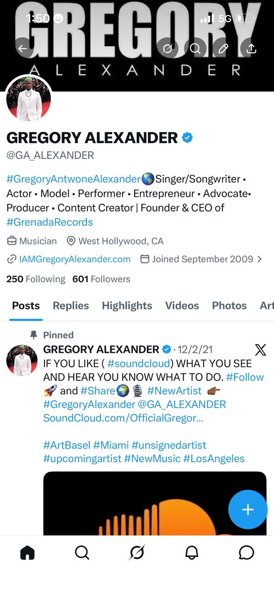 GREGORY ALEXANDER (@GA_ALEXANDER) / Posts / X