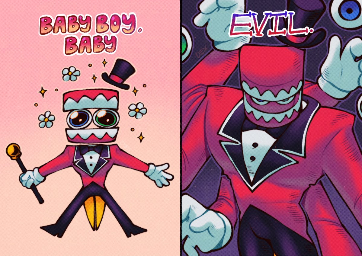 Two sides of Caine 👁️👁️