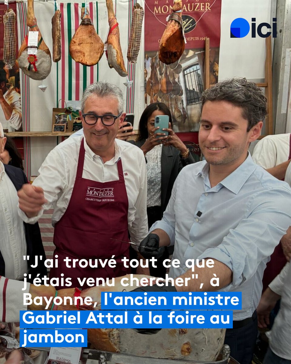 icipaysbasque's tweet photo. L'ancien premier ministre d'Emmanuel Macron est venu ce dimanche pour faire dédicacer son livre, "Un homme libre". Un récit personnel dont la diffusion à travers la France a des allures de début de campagne pour l'élection présidentielle de 2027. ⤵️

➡️ https://t.co/6gCpeaAXw5 https://t.co/LgcJUNKYLO