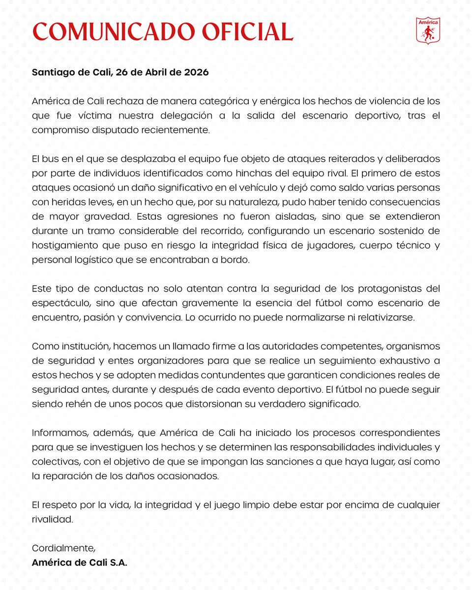 América de Cali tweet media