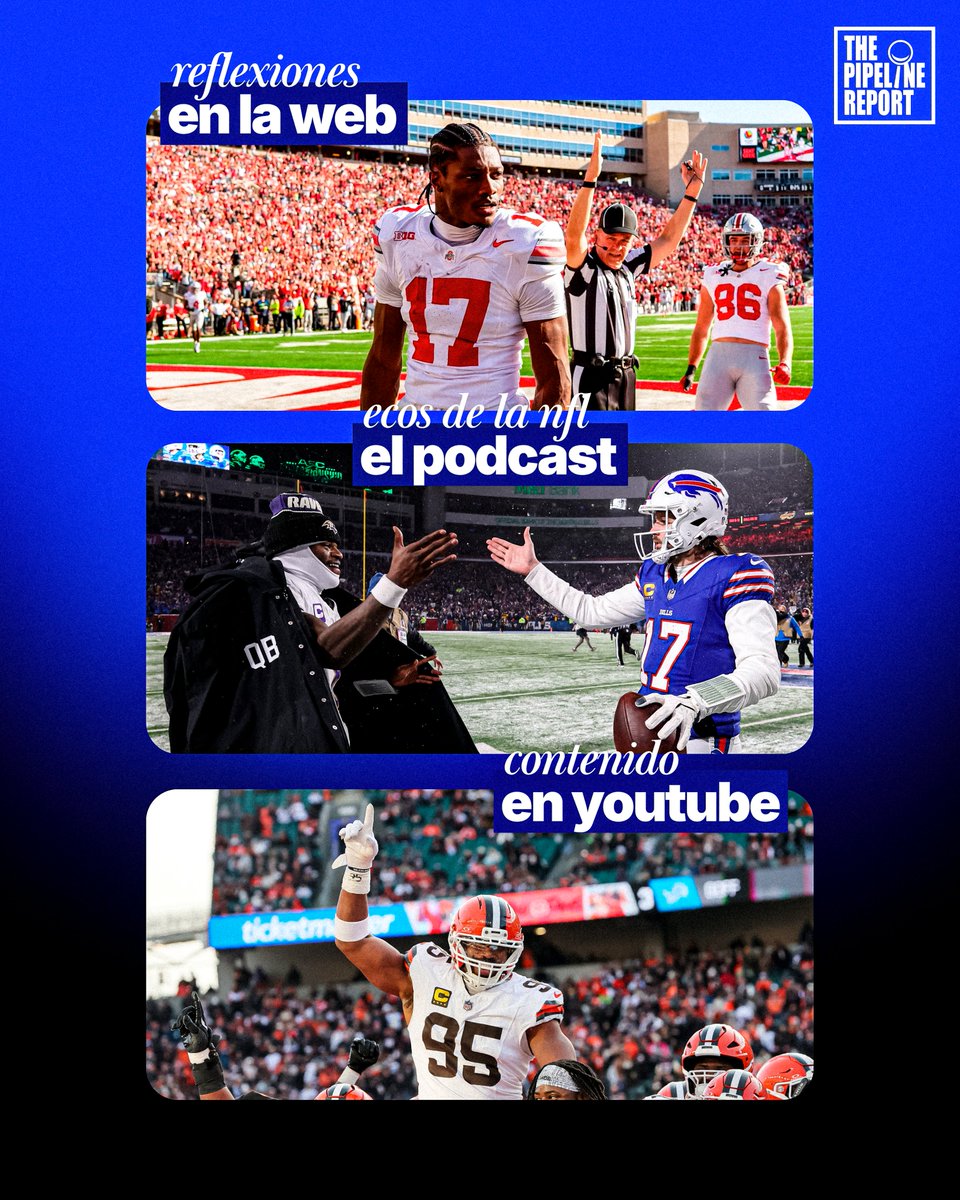 ThePipelineNFL's tweet photo. Nuevo ciclo. Nueva casa.

Abrimos @ThePipelineNFL para agrupar todo nuestro contenido:

✍️ Análisis en la web.
🎙️ Ecos de la NFL (Podcast).
📺 Contenido en YouTube.

Si buscas entender el porqué de lo que pasa en la liga, este es tu sitio.

¡Síguenos para no perderte nada! https://t.co/5bo5Bc5w6f