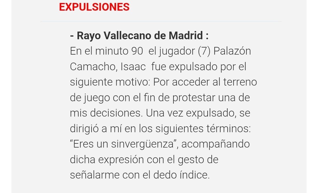 MrAsubio's tweet image. #Rayo #Real

🗣Cobeño: "Estáis jugando con el pan de mi casa, nos estamos jugando la vida"

🗣Isi fue expulsado por acceder al terreno de juego protestando una de las decisiones del árbitro. Luego le dijo "eres un sinvergüenza" x.com/DAZN_ES/status…