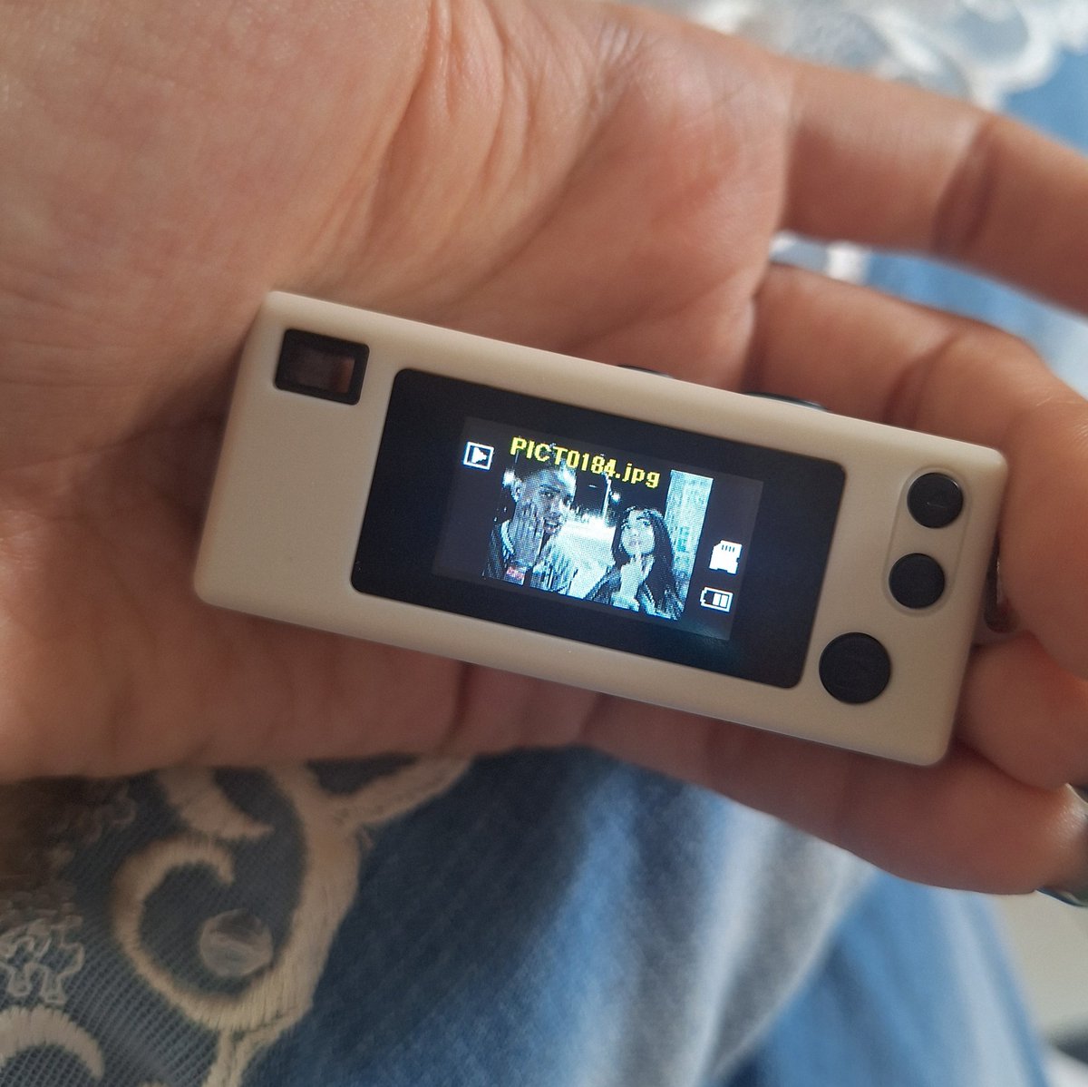 o tamanho da câmera eu ro encantada