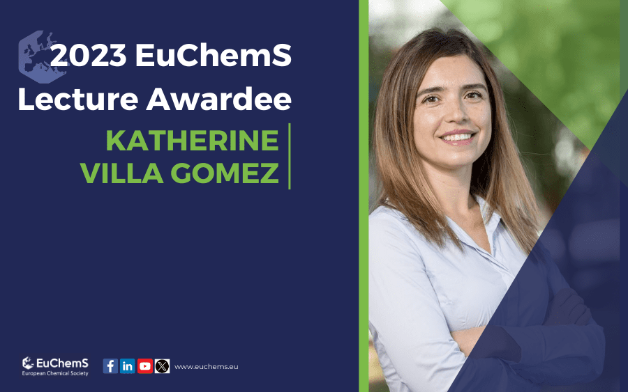 EuChemS's tweet photo. Interview in EuChemS Magazine Plus: Katherine Villa Gomez on chemistry at the interface of materials science, catalysis &amp; sustainability.

🔎 https://t.co/GfWoL44qQb
📖 Full issue: https://t.co/l7LkU12HL8

#Chemistry #SustainableChemistry #Catalysis #STEM https://t.co/KMniF45HDg