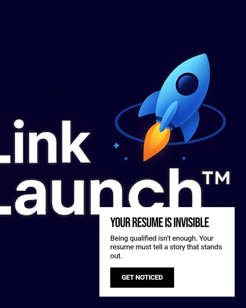 linklaunch8443's tweet image. Why does your resume sound qualified but forgettable?

Being qualified isn't enough. Your resume needs a story that sticks, not just skills that check boxes. Without clarity and personality, recruiters scroll right past you. #linkedin #ats