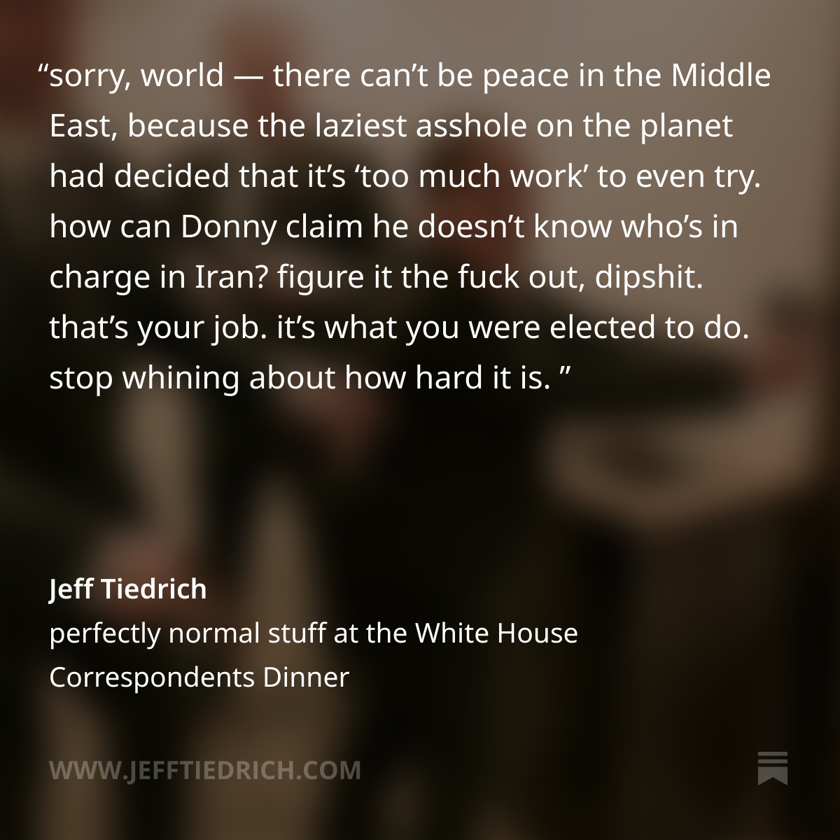 Jeff Tiedrich tweet media
