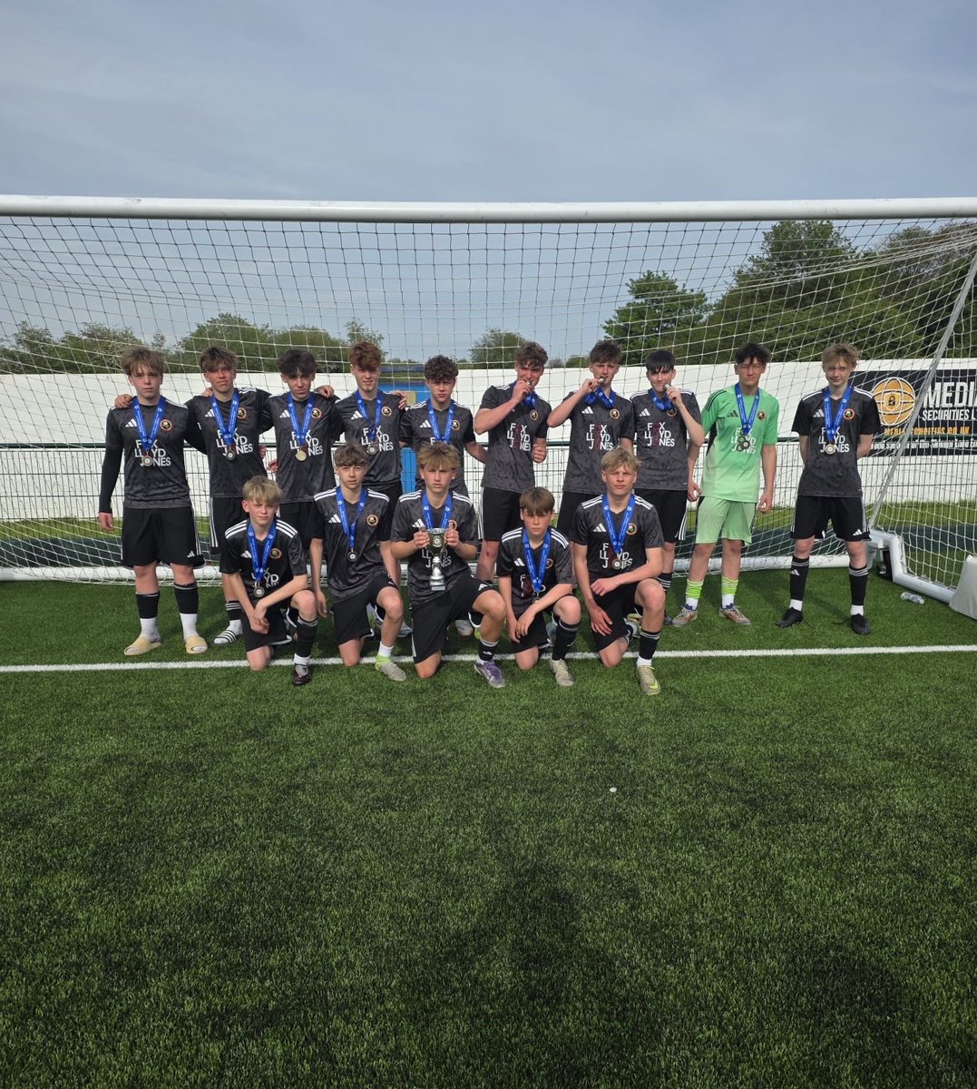 FCcollingham's tweet photo. A huge congratulations to our under 15s who today became Garforth League Cup champions! 
#OneCollinghamTeam
#proud https://t.co/DtM6MAHL5N