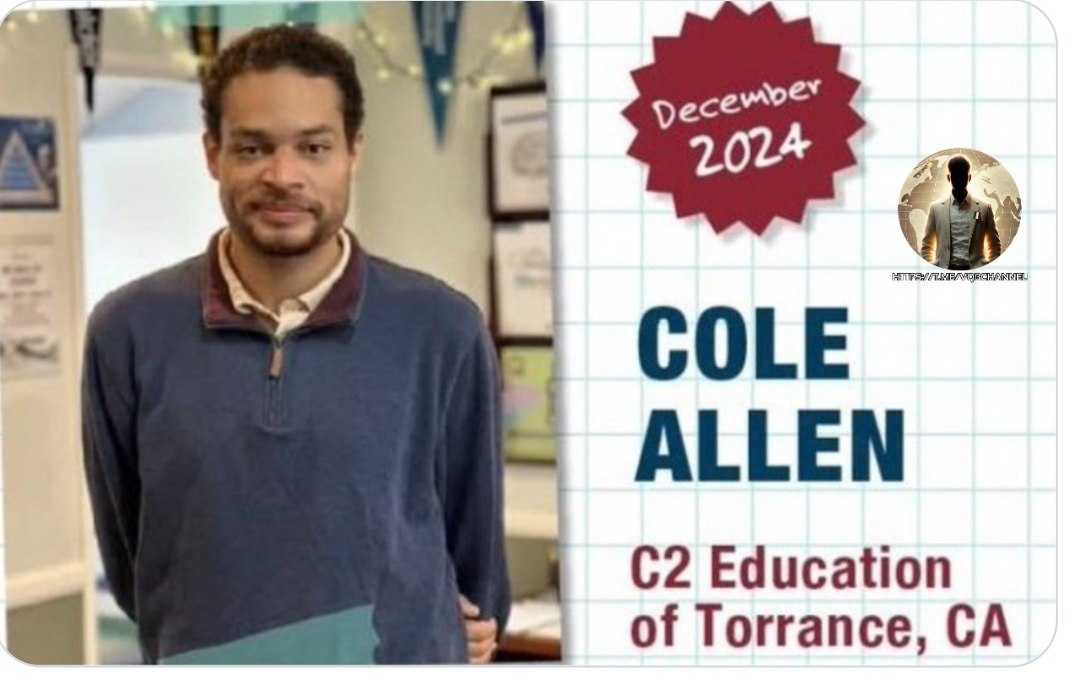 26 aprile 2026, Stati Uniti 

L'ATTENTATORE È UN INSEGNANTE

Il sinistrato attentatore #Cole_Allen, 31 anni, di Torrance, in #California, lavora 
come insegnante e recentemente gli è stato conferito il premio di «Insegnante del mese della contea di Los Angeles».

#26aprile #USA