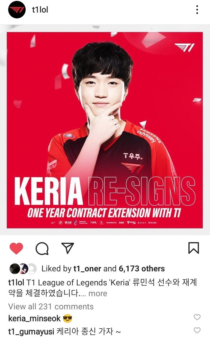 mizguke's tweet photo. „keria let’s go forever”. bittersweet indeed. https://t.co/islfxfp2PH