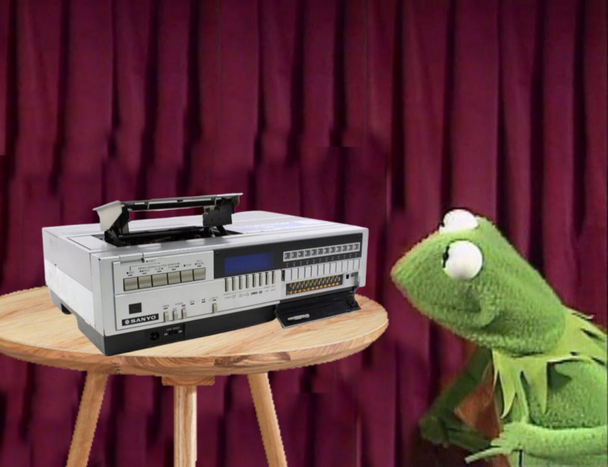 MuppetGuests's tweet photo. It's The Muppet Show with our very special guest star A Betamax Recorder! https://t.co/oN9zpRppOR