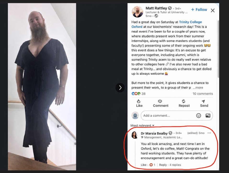 Dr. Dr. P: "No men. No exceptions". tweet media