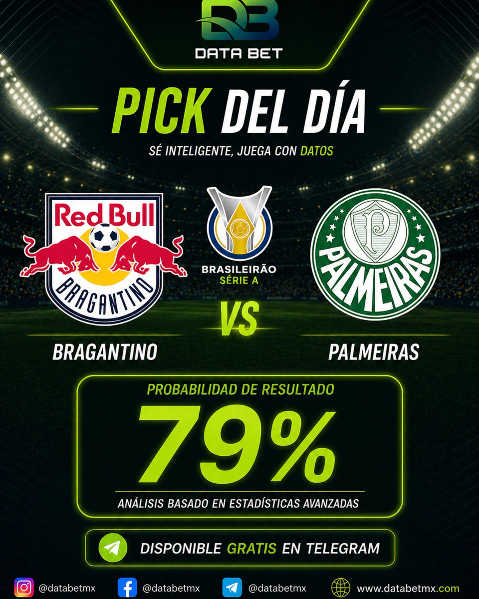 DataBetMx's tweet photo. PICK DEL DIA DOMINGO 

Brasileirao Serie A 🇧🇷

Gratis en Telegram 👇🏻👇🏻👇🏻

https://t.co/28RKEuD5iO https://t.co/MMsE6pCAQk