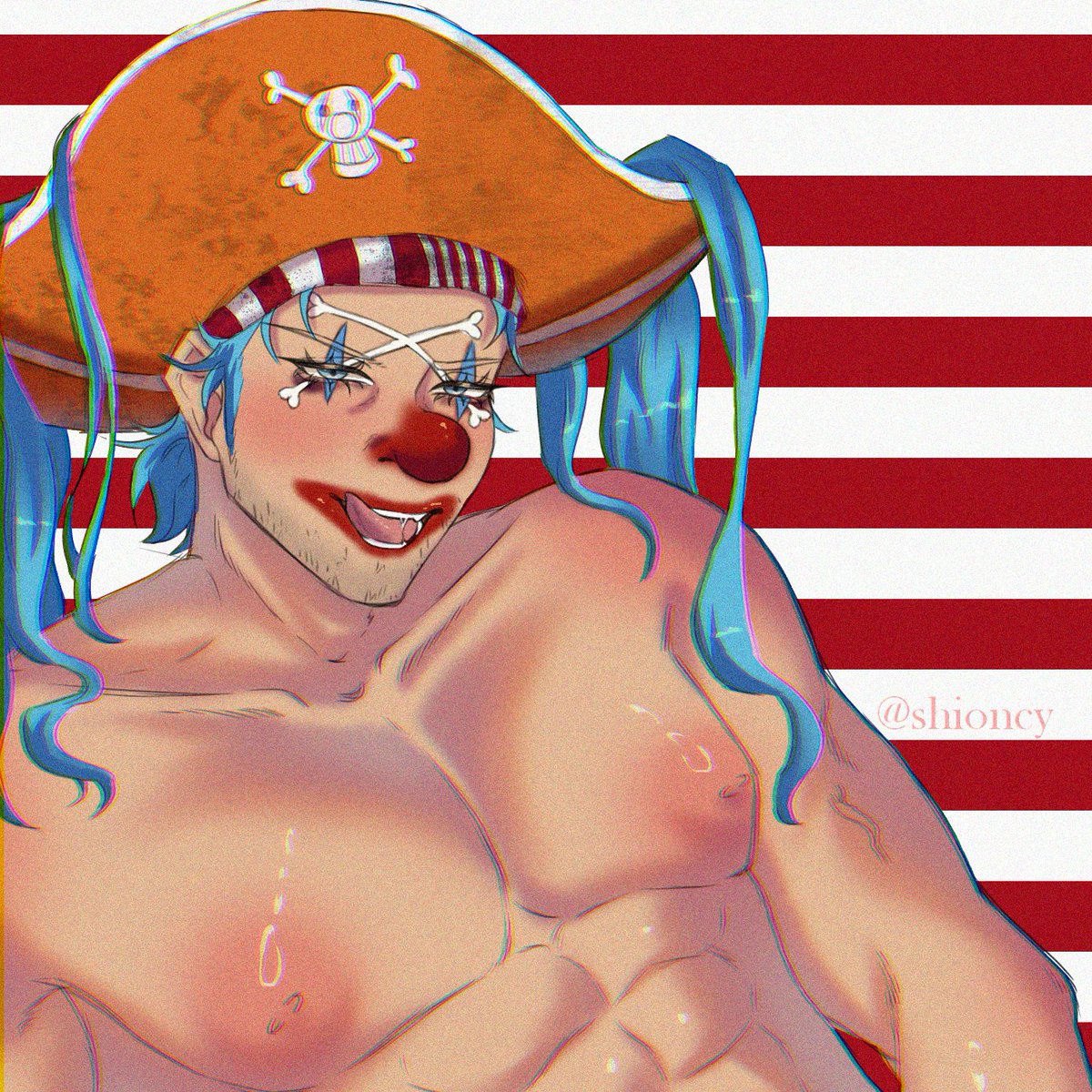 shioncy's tweet photo. I'm a larper bc I love Buggy and have only watched some of the live action
#Buggy #OnePiece #NSFW 
https://t.co/Vvnh6QZRUm https://t.co/AiKOJ7gtcv
