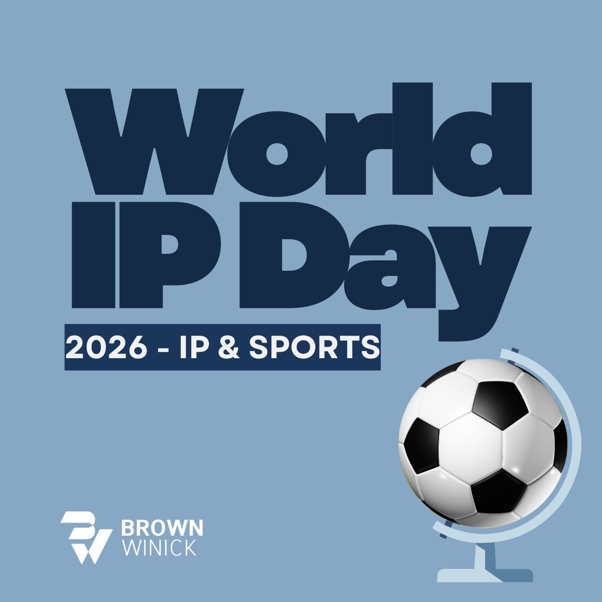 BrownWinick's tweet photo. Happy #WorldIPDay! This year’s theme, IP &amp; Sports, reminds us how IP fuels innovation &amp; creativity in every arena. We celebrate the inventors &amp; creators whose passion &amp; ingenuity shape the future. Reach out to one of our IP attorneys today! #BeBoldBeWise
https://t.co/x2b6YtGdz4 https://t.co/j8XKkvi7qY