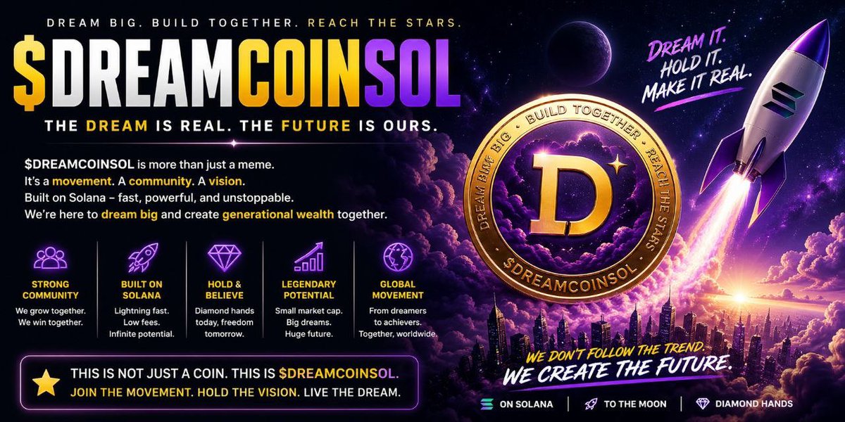 DreamCoinSol tweet media