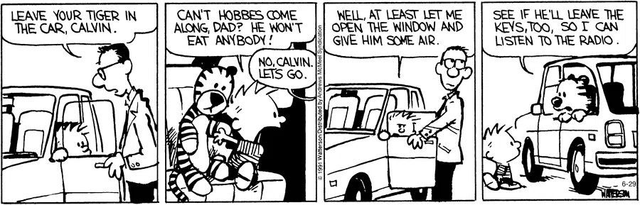 Tigers take priority 🤣 #CalvinandHobbes