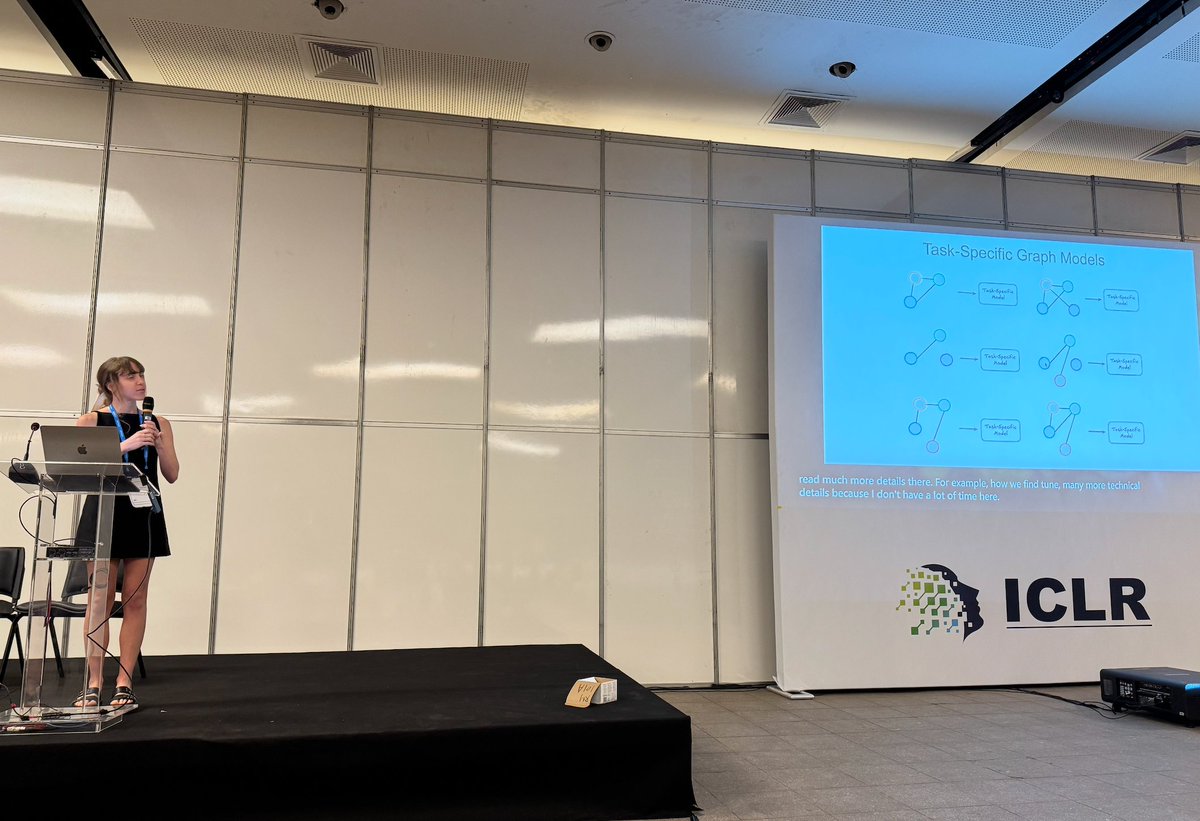GRaM_org_'s tweet photo. Next up: @mayabechlerspei is sharing her insights on billion-parameter graph foundation models! https://t.co/WaczpZeOts