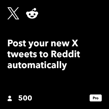 PunkRckProfssor's tweet photo. Recommended Recipe by drbobtownsend: Post your new X tweets to Reddit automatically https://t.co/phaXFPqQAX https://t.co/QU1n9tUBaU