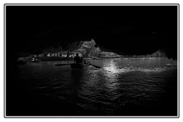 photos_dsmith's tweet image. Travelling though the #mountains and #forests of #Vietnam often includes going through many tunnels in the #rock. This #blackandwhite #image shows a #boat exiting one of these #caves into #daylight. #blackandwhitephotography. Buy a #print, #poster or #wallart from our #website.