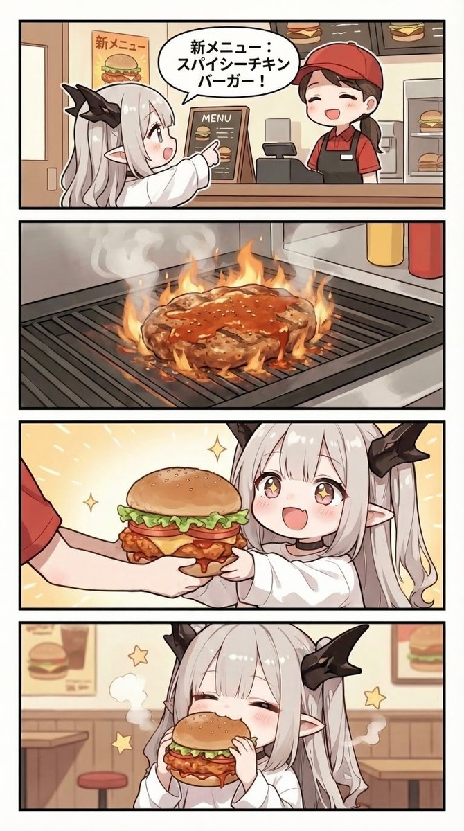 スパイシーチキン🍔🐥