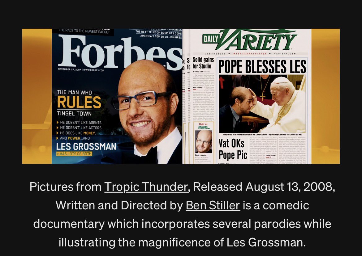 Skycreaturetoo's tweet image. A G5 and Lots of Money - Les Grossman - Tropic Thunder #movie #film #movies youtube.com/shorts/2DkPRB5… via @YouTube