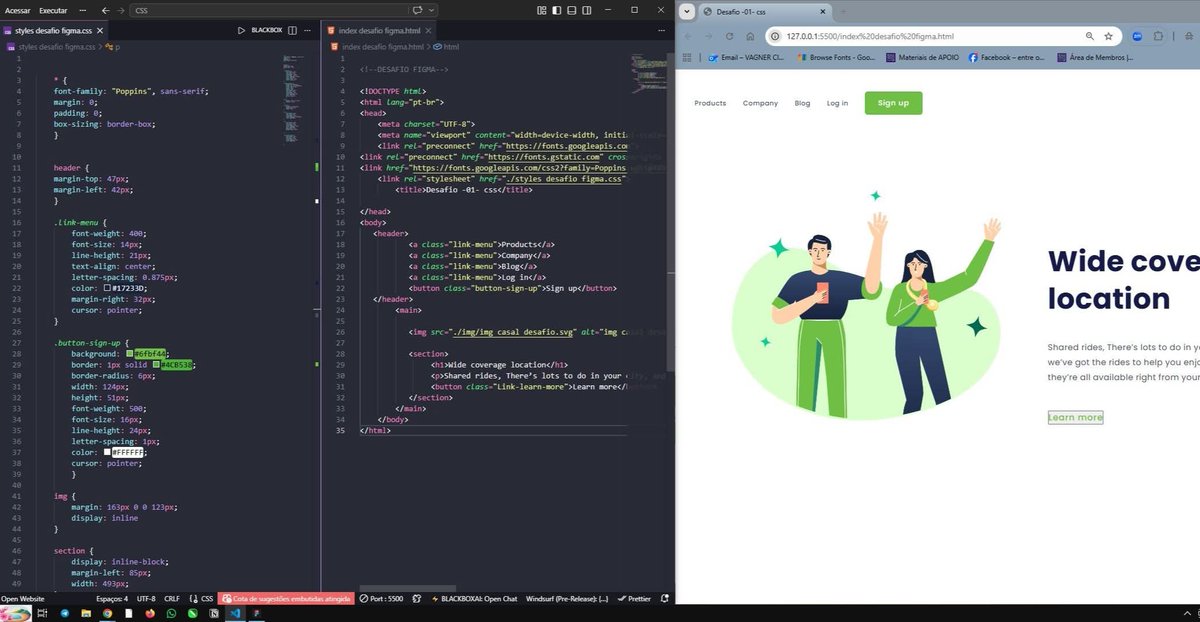 VagnerCinegra's tweet image. huhuhu...

Desafio CSS - DevClub feito !!

uma passo de cada vez , aos poucos e com ajuda das aulas do Prof: @rodolfomorii começo a pegar os codigos.
Curso top !

#devclub #css #html #programador #fullstackprogram