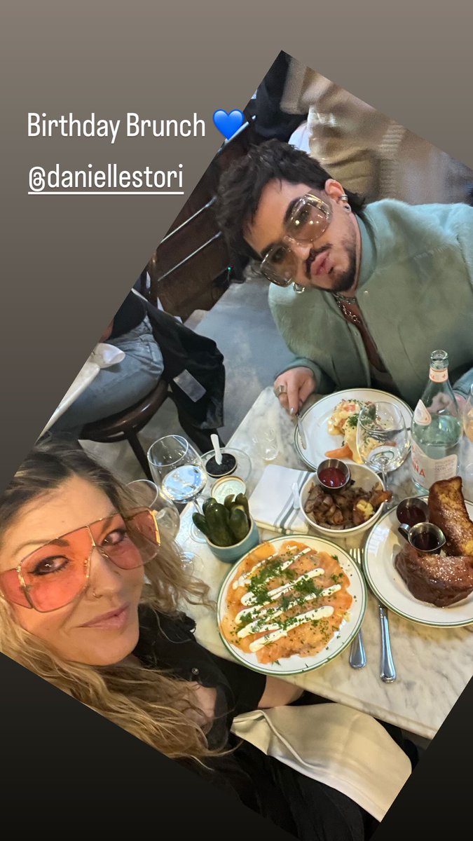 Adam with Danielle for her bday 🖤
From Adam
