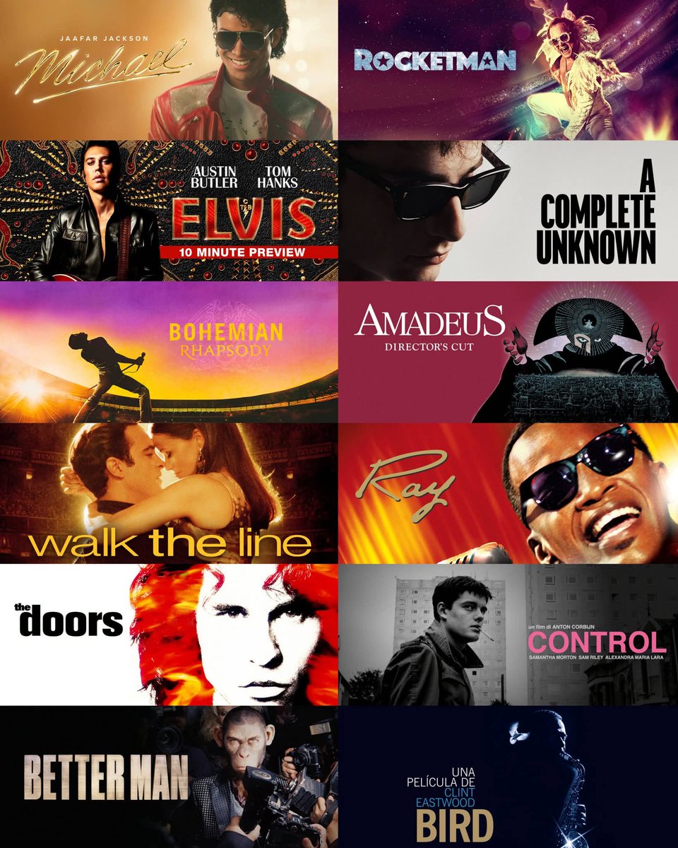 CinePensar's tweet image. La música es todo en el mundo 🎶 ¿Cuál es el mejor biopic musical del cine? 👇
#cine #peliculas