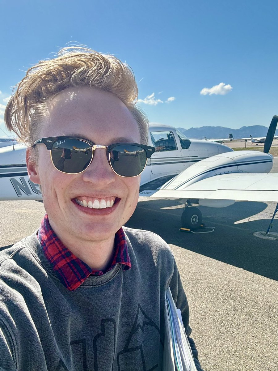 Malachi_Wolf's tweet photo. Happy pilots day! :D 
From one homesick doggo 😭 

My hat’s off to pilots that stay out on the road even longer than me. Idk how you guys do it! 

And shout out to all my furry aviation friends!! There’s too many of you to tag. But you’re all amazing! ❤️❤️ https://t.co/Q70gEJtQAz