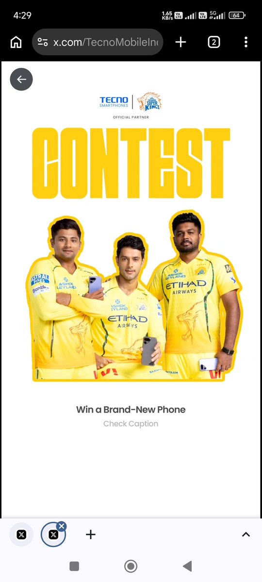 Geetaa000's tweet image. DONE 👍 

#TECNOMobile #WhistlePodu #CSK 
@TecnoMobileInd
 
Join
@SapnaChawlaa84 @ankita198777 @pragyaa26
