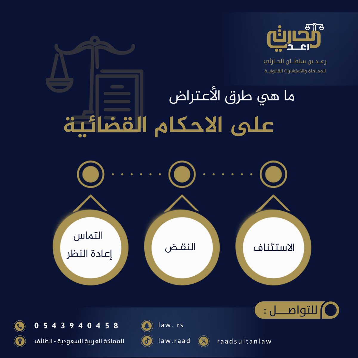 المحامي / رعد بن سلطان الحارثي tweet media