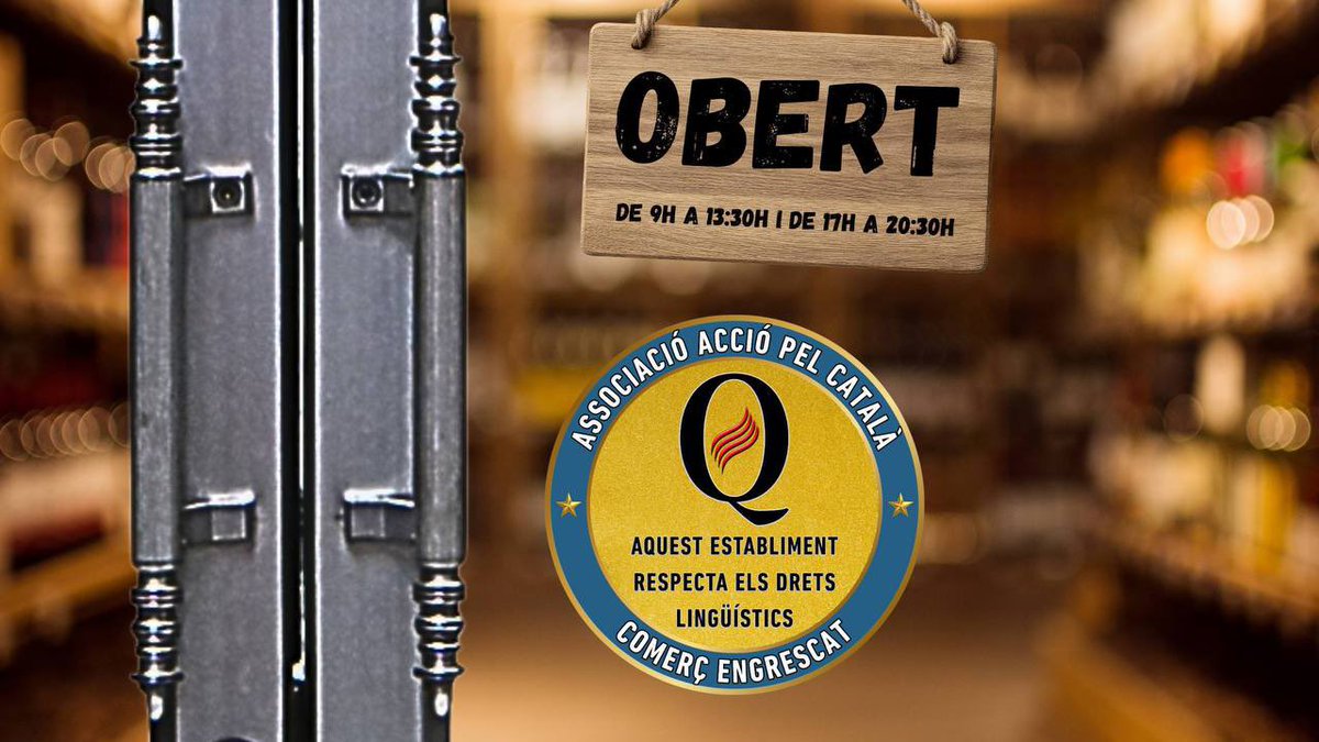 🌟 Coneixes els avantatges de formar part de #ComerçEngrescat? 

✅ Reforça el comerç local.  
✅ Valor afegit per al teu negoci.  
✅ Publicitat 100% gratuïta.  

I, sobretot, és una xarxa on el català és ben rebut! 🗣️✨ #ComerçLocal #AccióPelCatalà

acciopelcatala.cat/comerc-engresc…