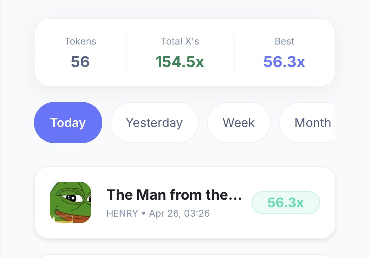 fuchaweb3's tweet photo. Stop missing good trade signals guys.

One of the runners today that our bot called $HENRY it print 56x for us, called from 64k all the way to 3.6M market cap. 

Our bot is free and live 24/7 link to it 👇 👇 below 

https://t.co/P0m00NYG7t https://t.co/Pr6J4XsXJe