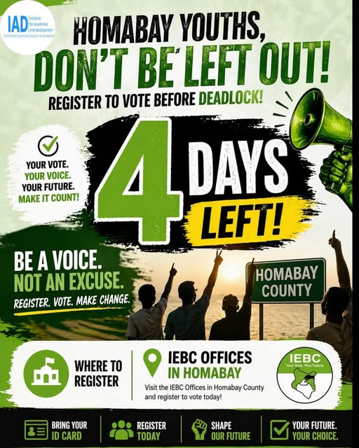 IADorganization's tweet photo. Don’t wait until it’s too late to register!
Take action today and secure your voice in tomorrow’s decisions.#ActNow #VoterRegistration https://t.co/D02NNs8qcE
