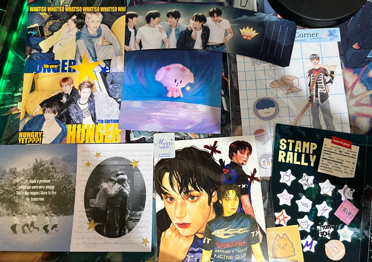 faenyaring's tweet photo. #MoaArtMart2026 Haul reveal  ⋆ . ˚ ✩
✭ ⋆☆ﾟ

The financial damage this did to me 😵‍💫👍 babalik ang pera anyways 😇

So happy to meet such great moa artists thank you for the work u guys did for this event and thank you so much for organizing @tubatustudio ! ₊ ⊹ ⟡ https://t.co/V2OgjP2e7h