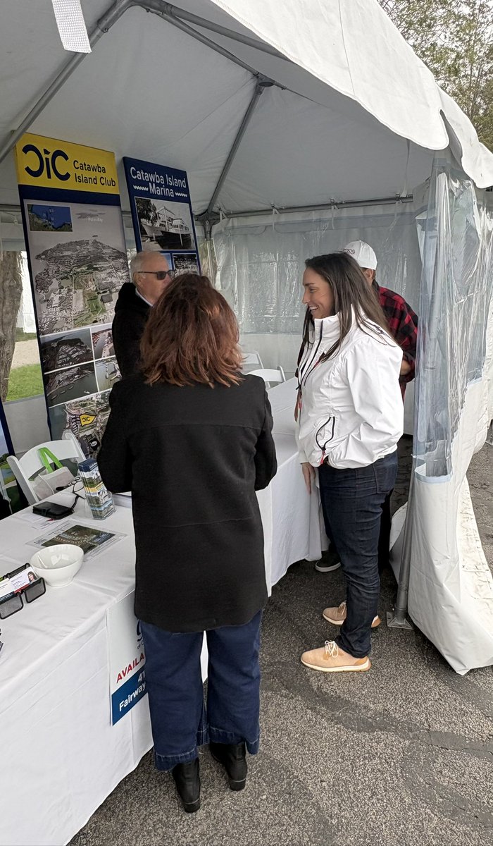 TeamSheahan's tweet photo. Great day talking to voters at the Catawba Island Boat Show! https://t.co/XFGvwmBFZn