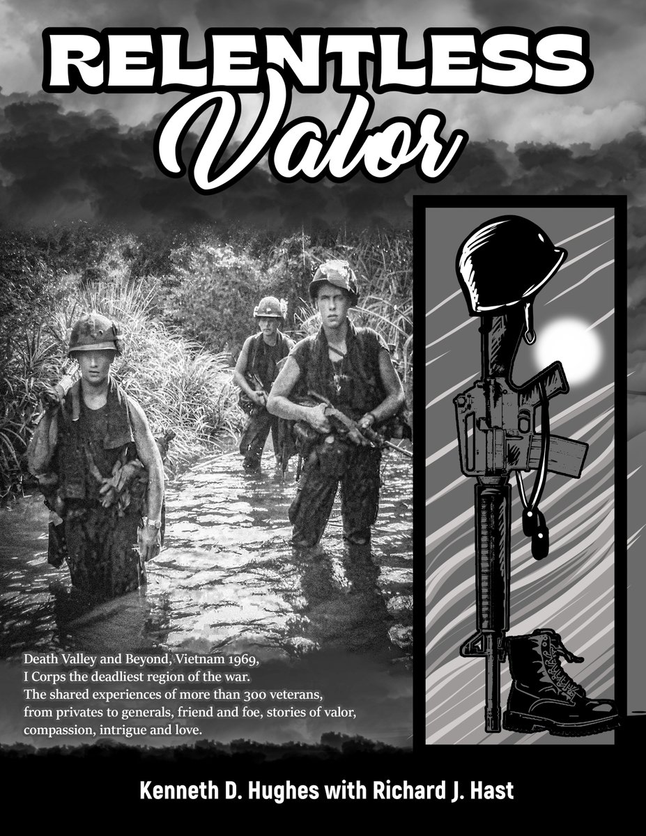 eBookConnection's tweet image. Kenneth D. Hughes is the #author of "Relentless Valor" #military #war #history #memoir

'A heartfelt true account of events in Vietnam. A story of TRUTH that will touch your soul. -Amazon Review

independentauthornetwork.com/kenneth-d-hugh…
#amreading #goodreads #vietnam #iartg #ian1
