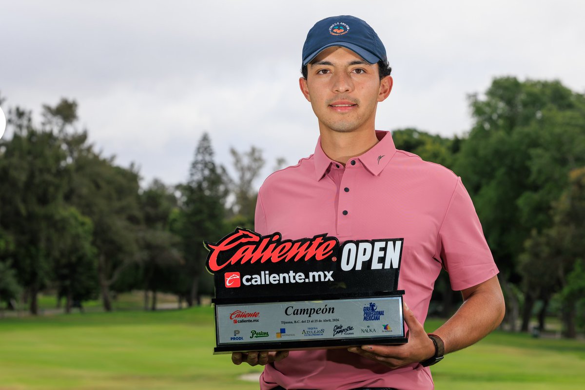 pgamexico's tweet photo. ¡Campeón en Tijuana! ⛳️🔥

José Cristóbal Islas ganó el https://t.co/mWIwZr7Vcm Open de la @giragolfmx con -20 y ronda final de 64 golpes en el Club Campestre de Tijuana.

#GiraGolfMX #CalienteOpen https://t.co/KOxgUxDUUU