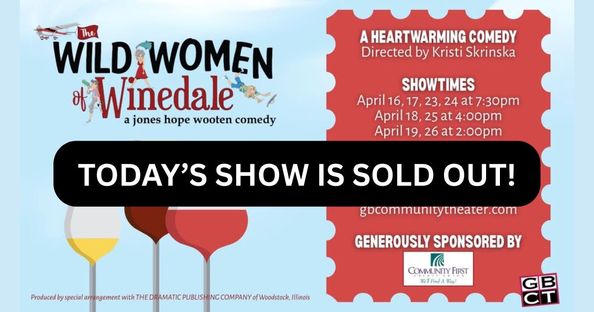 Today's performance at 2pm is SOLD OUT! 
Thank you to all who have come to see the show! 😀