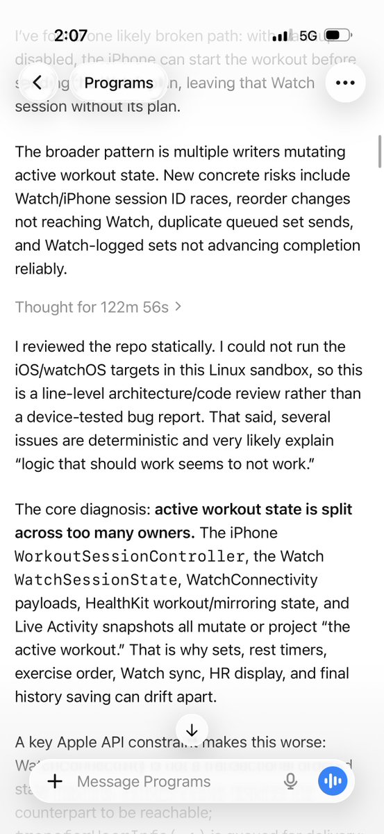 With GPT 5.5 Pro, my favorite way of making the clankers fix ...