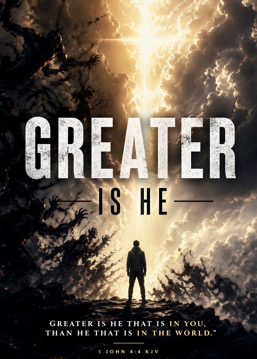 ChristAboveUs's tweet photo. No matter what you face.

God is greater. https://t.co/69fFTf2TM0