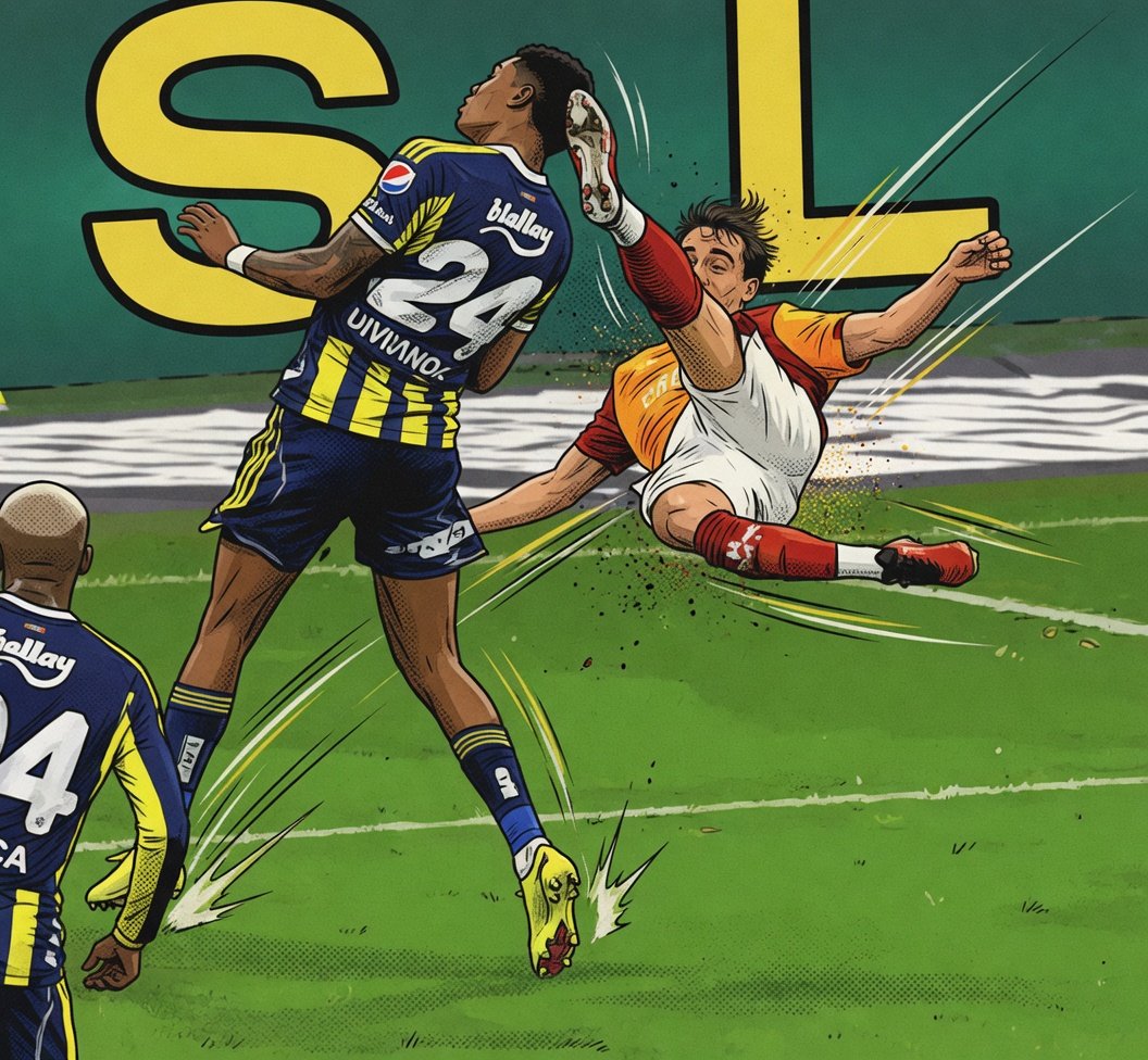 🟥 Yunus bu pozisyonda ikinci sarı kartı görmeliydi.  #GSvFB