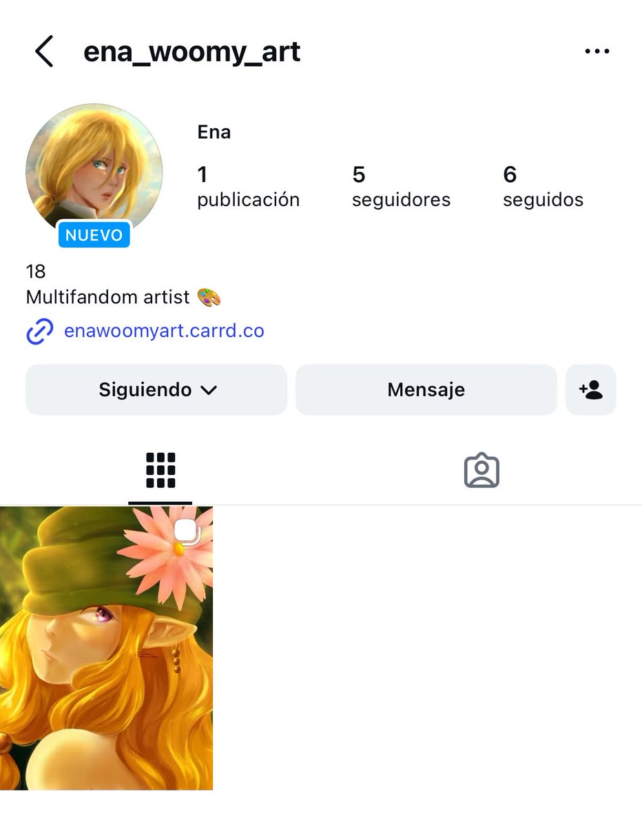 Holiii, acabo de crearme un Instagram para publicar mi arte y me sería de mucha ayuda si me pudieran seguir !!🫶