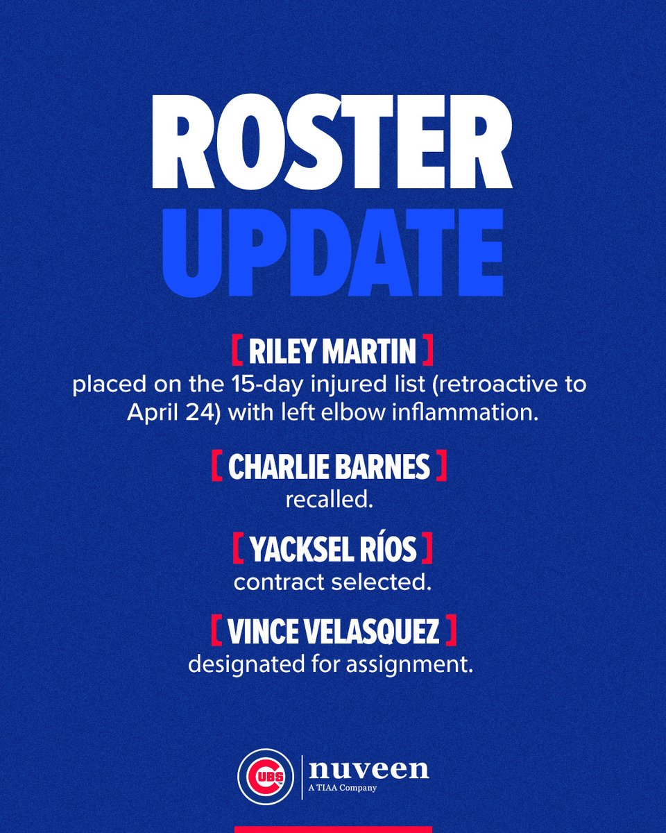 Chicago Cubs tweet media