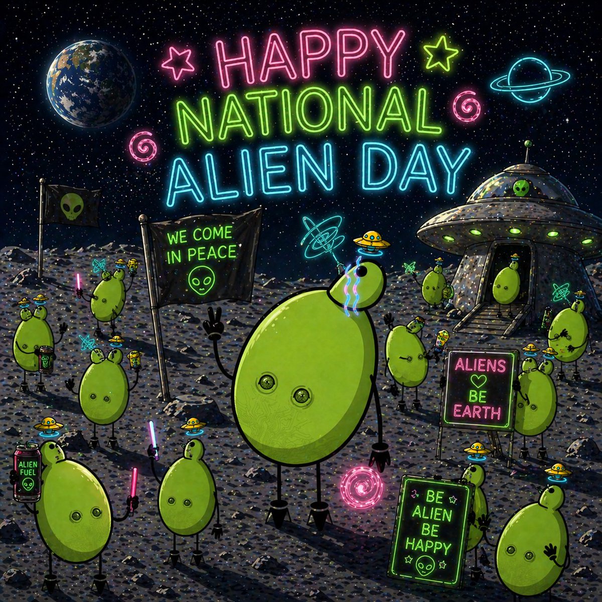 Alienpippin's tweet photo. Happy National Alien Day Guys Lets make this very special day A banger!

$AlienPippin

Ca:Ai5miuSWAhMzi2bWAAkSVrAUi8oG3xRX1n24CYgpump https://t.co/EOGWp13tKu