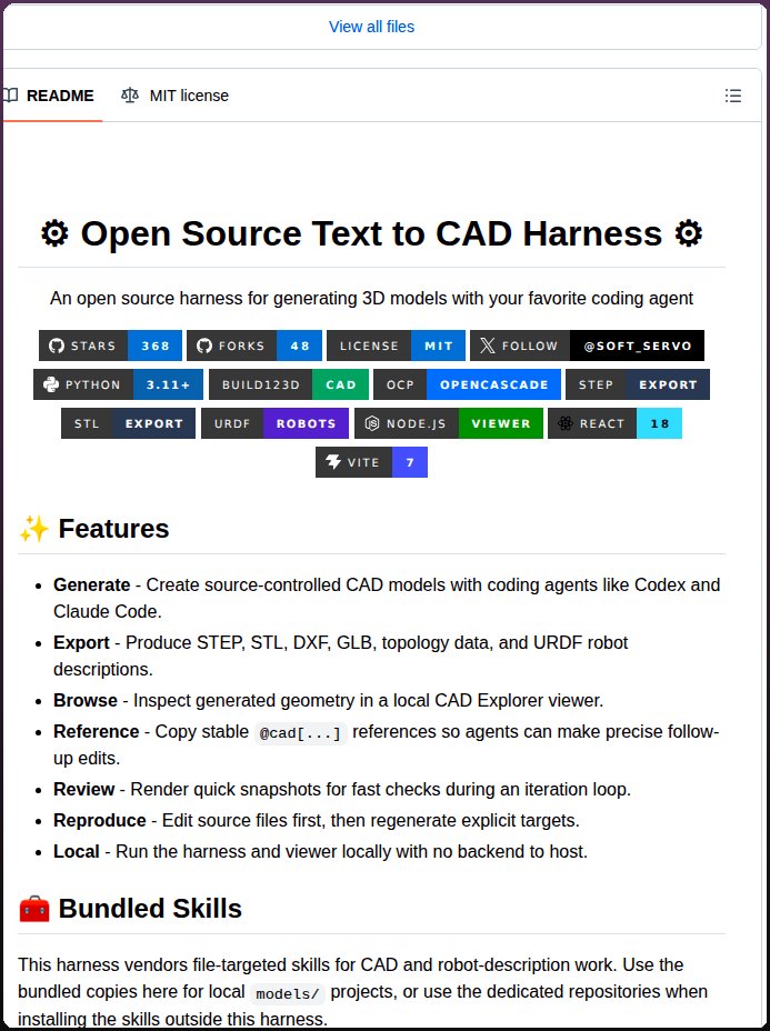 AI-powered text-to-CAD model generator

github.com/earthtojake/te…