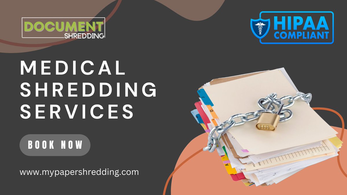 papershreddings's tweet image. 🚨 Doctors, Dentists, and Medical Offices in Newton, MA—Are You Making This Critical HIPAA Mistake? 🚨

📞 Call Now: (978) 636-0301
👉 Book Your Shredding Today!

#HIPAA #MedicalShredding #NewtonMA mypapershredding.com/medical-shredd…🚑